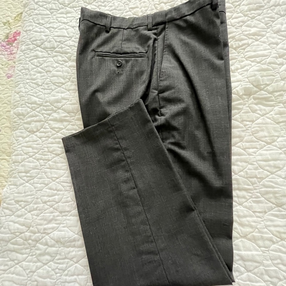 Haggar Men’s Charcoal Slacks